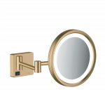 Skutimosi veidrodis su LED lempute Hansgrohe AddStoris, Brushed Bronze, 41790140