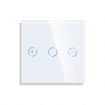 Sensorinis jungiklio dimerio dangtelis Feelspot, baltas, 47x47mm