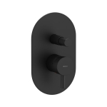 Potinkinis du&scaron;o mai&scaron;ytuvas su automatiniu jungikliu Ravak Espirit ES 061.20BLM.O2 X070284, juodas