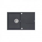 Virtuvės plautuvė Aquasanita Tesa SQT101AW, 222 (grafito)