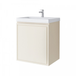 Apatinė spintelė su praustuvu Riva SA 50RV-2, Beige Matinė