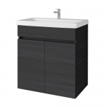 Vonios spintelė su praustuvu Riva SA63-10E, Woodflow Ash