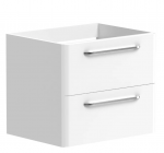 Spintelė po praustuvu Kame SOFT, BU/6-3DR/D01-SFT, 60 cm, Blizgi balta