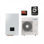 SAMSUNG oras&ndash;vanduo 9.0/8.7 kW SPLIT NORDIC &scaron;ilumos siurblys be talpos, su hydro moduliu, WIFI, trifazis