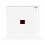 Pisuaro vandens nuleidimo mygtukas Viega More 200, 774660, baltas stiklas