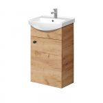 Vonios spintelė su praustuvu Riva SA44-11, Gold Craft Oak