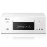 Stereo AV imtuvas su CD grotuvu Denon RCDN-11 DAB, baltas