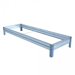 Pakelta lysvė KLASIKA GARDEN, cinkuota, 190 x 50 x 10 cm