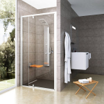 Du&scaron;o durys Ravak PDOP2-110 balta/balta+stiklas Transparent 03GD0101Z1