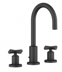 3 skylių plautuvės mai&scaron;ytuvas Dornbracht Tara 20 710 892-33, juodas matinis