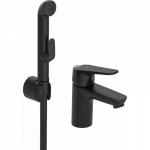 Praustuvo mai&scaron;ytuvas su bide du&scaron;eliu Oras Vega 1812FG-33, juodas matinis