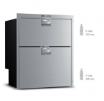 Įmontuojamas dviejų stalčių &scaron;aldytuvas-&scaron;aldiklis Vitrifrigo DW210 OCX2 DTX (valtims, jachtoms)