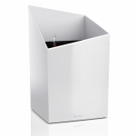 Vazonas su savaiminio drėkinimo sistema LECHUZA Cursivo Premium 30 White, 16600