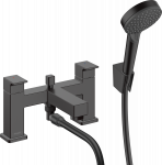 Vonios mai&scaron;ytuvas su rankiniu du&scaron;u Hansgrohe Vernis Shape 71462670, juodas matinis