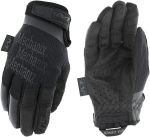 Pir&scaron;tinės Mechanix The Original&reg; WOMEN&acute;s 0,5 visos juodos S dydis, 0,5mm storio delnas. Velcro, dirbtinė oda, TrekDry&reg;, Lycra
