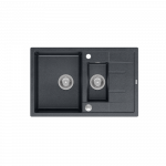 Plautuvė Quadron MORGAN 156, HB8224U8-BS_P2O, juodas deimantas