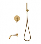 Potinkinis vonios/du&scaron;o komplektas aukso spalvos OMNIRES Y