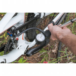 ZEFAL Z SHOCK PUMP rankinė dvir. pompa, sidabrinė/juoda