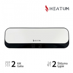 Keraminis sieninis &scaron;ildytuvas Heatum Avo H2000W WIFI