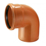 Lietaus nuotekų alkūnė PVC d250/90 92259