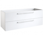 Spintelė po stalvir&scaron;iu Kame Gama, BUC/12-3DR/D2-PO, 120 cm, push to open, Matinė balta