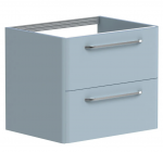 Spintelė po praustuvu Kame SOFT, BU/6-3DR/D34-SFT, 60 cm, Rūko mėlyna
