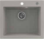 Granitinė plautuvė Kernau KGSH 60 1B Grey Metallic