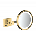 Skutimosi veidrodis su LED lempute Hansgrohe AddStoris, Polished Gold Optic, 41790990
