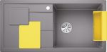 Plautuvė Blanco SITY XL 6 S lava grey 525054, aliuminio metalinė