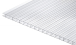 Polikarbonatas 2,1x6m, 6mm, 0,85kg/m2, skaidrus