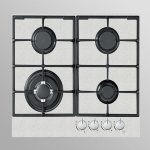 Įmontuojama dujinė kaitlentė Allenzi BOS 60 SS