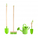 Vaiki&scaron;kas sodo įrankių rinkinys su laistytuvu, žalias
