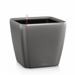 Vazonas su savaiminio drėkinimo sistema LECHUZA Quadro Premium 50 Charcoal, 16283