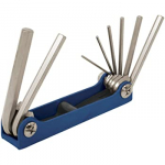 Sulankstomas &scaron;e&scaron;iakampių raktų rinkinys, 8vnt: 1,5-2-2,5-3-4-5-6-8mm Truper&reg;