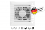 Vonios kambario ventiliatorius Vlano FLAP 100 T (su laikmačiu) ⌀100 mm