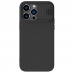 Dėklas Nillkin CamShield Silky Silicone Apple iPhone 15 Plus juodas