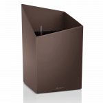 Vazonas su savaiminio drėkinimo sistema LECHUZA Cursivo Premium 30 espresso, 16606