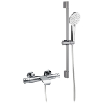 Termostatinė du&scaron;o sistema TURTL Rondo 3369-001, chromas