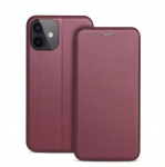 Dėklas Book Elegance Samsung A175 A17 4G/A176 A17 5G tamsiai raudonas