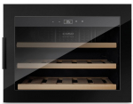 Įmontuojamas vyno &scaron;aldytuvas CASO WineSafe 18 EB Black, 00627 / 229494