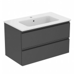 Pakabinama vonios spintelė su praustuvu Ideal Standard Connect E, K8699Y2, matinė antracito