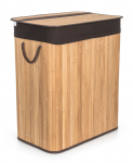 Skalbinių dėžė su pertvara G21 63555161, 105l, bambukinė