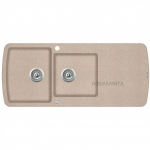 Plautuvė Aquasanita Lira SQL201AW 112 Ora, ekscentrinis ventilis