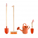 Vaiki&scaron;kas sodo įrankių rinkinys su laistytuvu, oranžinis