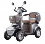 Elektrinis keturratis/ mopedas/ motoroleris Lunar QC, 1kW, 20AH Li-ion, pilkas