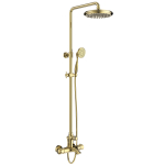 Termostatinė du&scaron;o sistema TURTL Fundo 3363R-G, blizgaus aukso