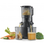 Lėtaeigė sulčiaspaudė Caso Design JuiceFit Pro, 03511, juoda