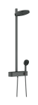 Du&scaron;o komplektas Hansgrohe Pulsify S Showerpipe 260 2jet, ShowerTablet Select 400, 24240340, &scaron;lifuotas juodas chromas