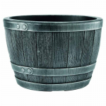 Vazonas Keter HALF BARREL 81L pewter 238972