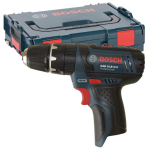 Akumuliatorinis smūginis gręžtuvas - suktuvas Bosch GSB 12V-15, solo, 06019B690E